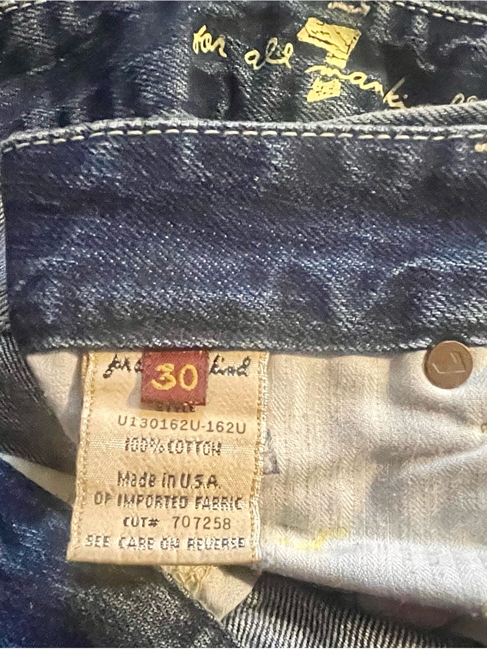 7 For All Mankind Wide-Leg Jeans in Medium Blue Wash - Picture 5 of 5